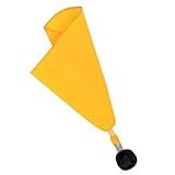 United Attire Premium Football Referee Penalty Flag (Yellow w/Black Ball)
