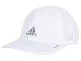 adidas Women's Superlite Hat, Relaxed-fit Adjustable Workout Sports Cap, White/Silver Reflective/2.0, One Size
