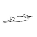 Titan Fitness Olympic Hex Trap Bar, 500lb Rated, Knurled Dual Handles
