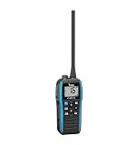 Icom M25EVO Blue Marine VHF Radio | Floating | Waterproof | USB Charging | Lightweight | Long Battery Life | Boating Essentials