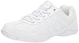 chassé Apex Cheerleading Shoes - White Cheer Shoes for Women (White, Size 8 Adult)