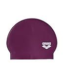 Arena Unisex Soft Latex II Swim Cap for Women and Men Fitness Swimmers Intensive Training Durable Soft Elastic Bathing Flat Cap, Dark Raspberry