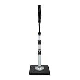 Tanner Tee The Original Batting Tee – Adjustable Pro Hitting Tee for Baseball & Softball, Steel Shaft, Composite Base, Hand-Rolled Rubber Top, 26"-43" Height