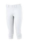 Mizuno Womens Prospect Softball Pant, White, Small US
