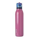 Owala FreeSip Twist Insulated Stainless Steel Water Bottle with Straw for Sports and Travel, BPA-Free, 24-oz, Bubble Gum