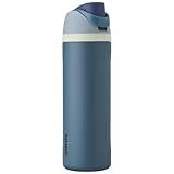 Owala FreeSip Insulated Stainless Steel Water Bottle with Straw, BPA-Free Sports Water Bottle, Great for Travel, 24 Oz, Denim