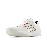 New Balance Men's FuelCell 996 V6 Tennis Shoe, White/Navy, 12 M
