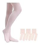 Stelle Girls' Ultra Soft Pro Dance Tight/Ballet Footed Tight(Toddler/Little Kid/Big Kid),3BP,S