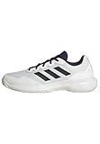 Adidas Men's Gamecourt 2.0 Tennis, White/Black/Aurora Plum, 5.5