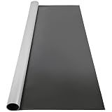 VEVOR Dance Floor 6.6x3.9ft, Portable Dance Mat 0.06in Thick PVC Vinyl Dance Floor Roll Black/Grey Reversible Marley Dance Practice Floor, Non-Slip Dance Flooring for Ballet Jazz Pop Lyrical Style