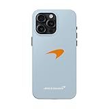 Tough Phone Case for Papaya Formula Racing Team | Pastel Blue | Compatible with All iPhone 16 15 14 13 12 11 X Series and S Series