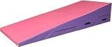 PRISP Folding Incline Gym Mat - Extra Long 71 x 30 x 14 in Wedge Gymnastics Tumbling Mat for Kids
