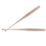 Vigitspo Professional Wood Baseball Bat 21-34 Inch，High-Density Maplewood for High Impact Resistance & Durability, Perfect for Baseball Training & Games(Brown, 30, Inches, -3)