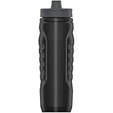 Under Armour Squeeze Water Bottles, 32 oz Water Bottles, Sideline Sports Water Bottle with Quick-Shot Lid, Quick & Easy Hydration, Gym Water Bottles, Squeeze Bottle, 1 32oz Bottle