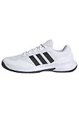 adidas Men's Gamecourt 2 M, White/Black/Silver Metallic, 10.5