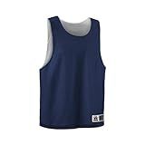 Alleson Athletic Women's Standard Lacrosse Reversible Pinnie, Navy/White, Large/X-Large