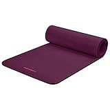 Retrospec Solana Yoga Mat 1/2" Thick w/Nylon Strap for Men & Women - Non Slip Excercise Mat for Yoga, Pilates, Stretching, Floor & Fitness Workouts