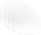 Jinshining 4 Pcs Transparent Table Tennis Rackets Adhesive Protective Film Adhesive Protective Film for Table Tennis Rubber Protector Table Tennis Rackets Maintenance Cover Table Tennis Accessories