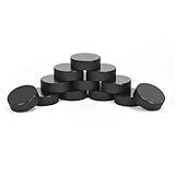 AceFox Ice Hockey Pucks for Practicing and Classic Training, Official Regulation, 6oz Diameter 3" Thickness 1" Black, Set of 12