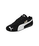 Puma Men's Speedcat Shoes Sneaker, Black/White, 8.5