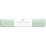 S&T INC. Microfiber Yoga Mat Towel, Quick Dry Towel, Soft and Absorbent for Gym, Pilates, and Hot Yoga Mat, 1 Pack, 26.5 inches x 72 inches, Sage Green