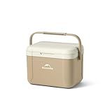 Naturehike 5.3 QT Hard Cooler, Mini Insulated Ice Chest Box, Portable Ice Retention Cooler for Beach Camping Picnic Fishing Barbecue