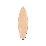 Handcrafted Wooden Mini Surfboard - Perfect for Surf Board Decor - Authentic Wooden Surfboard Design - Decorative Surfboard for Home or Office (5mm Plywood, 4")