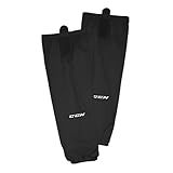 CCM Hockey SX5000 Series Solid Color Dry Fit Tube Practice Ice Hockey Socks (Black, SR 30")
