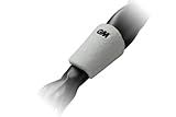 Gunn & Moore GM Cricket | Protective Wrist Guard | Hard Outer Shell with High-Density Sock Absorbing Foam | Pre-Curved Shape for Comfort | Soft Touch Towelling Sweatband | White | Adult Ambidextrous