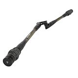 AMEYXGS Archery Bow Stabilizer for Compound Bow, 3K Carbon Fiber 6", 8", 10", 12" Rods, Damping System, Weights Kit, Single Side V-Bar Mount,Quick Disconnect (8″+10″+QD+V-Bar Mount Set)
