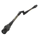 AMEYXGS Archery Bow Stabilizer for Compound Bow, 3K Carbon Fiber 6", 8", 10", 12" Rods, Damping System, Weights Kit, Single Side V-Bar Mount,Quick Disconnect (8″+10″+QD+V-Bar Mount Set)
