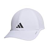 adidas Men's Superlite Hat – Lightweight Moisture-Wicking Cap for Workout and Training, White/Black/3, OSFA