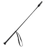 Schneiders 26" Riding Crop | Durable Braided Nylon with Textured Grip Handle | Ideal for Training & Show Use | Color Black