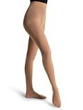 Capezio womens Studio Basics Footed tights, Light Suntan, Large-X-Large US