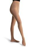 Capezio womens Studio Basics Footed tights, Light Suntan, Small-Medium US