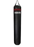Proslayer 6ft Tall 150lb Muay Thai Kickboxing Boxing MMA Heavy Bag - Unfilled - Black/Red - Made in USA