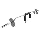 VEVOR Safety Squat Bar, 700 LBS Fitness Squat Bar, Safety Squat Bar Attachment with Shoulder and Arm Pads, 28mm Diameter Weight Bar, Ideal for Front Squats, Lunges, Rehab, Physical Therapy