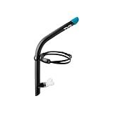TYR 2.0 Ultralite Snorkel, Black, 18.5 x 7.5 x 1.8 inches