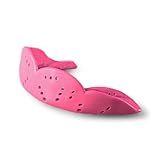 SISU Aero Medium Mouthguard, Hot Pink - 1.6mm Thin - Custom-Molded Fit - Slim Design - Remoldable Up to 20 Times - for Team Sports - Non Toxic
