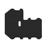 Tactical Gun Rail Cover Rail Wrap Heavy Heat Shield Gear Wrap Hand Protective Fit Various Diameter Rails (Type A-Wide Model, BK)