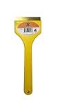 Zeluga 25-555-Yellow Brass Blade Ice Scraper – Scratch-Free, Rustproof, Heavy-Duty Ice Remover Tool, Yellow