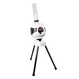 JUOPTGJ Automatic Badminton Pitching Sport Machine, Portable Shuttlecock Serve Exercise Body Machine,Gym Adjustable Angles Launcher Badmintonshooting Workout Athletic Training Machine