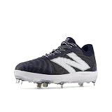 New Balance Men's FuelCell 4040 V7 Metal Baseball Shoe, Team Navy/Optic White, 7 M