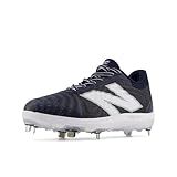 New Balance Men's FuelCell 4040 V7 Metal Baseball Shoe, Team Navy/Optic White, 11 M