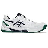 ASICS Men's Gel-Dedicate 8 Tennis Shoes, 11.5, White/Midnight