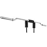 Popsport Fitness Safety Squat Olympic Bar，700LB Capacity Squat Olympic Bar, 7 FT Safety Squat Bar Attachment with Shoulder and Arm Pads for Weight Lifting