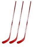 Canadian Chicago Red 3-Pack Wood Hockey Sticks - Senior | 70 Flex (Left)