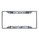 FANMATS 14880 Penn State Nittany Lions Chrome Metal License Plate Frame, Team Colors, 6.25in x 12.25in