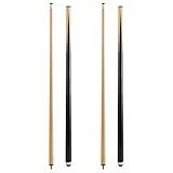 HMQQ Pool Cue Stick/Billairds cue Stick Pool Stick 58" Set of 2/Set of 4 /Set of 4 20OZ, 48" Set of 2/ Set of 4, with Different Weight/Size/Quantity (42" Set of 2)
