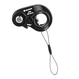 NewDoar Rope Ascender Lightweight Rope Clamp Ascender Riser Adjuster Fits 8-13mm Rope Self-Locking Grip for Rock Climbing,Protection Rescue,Rappelling,Gear Equipment(Black,Serrated Teeth)